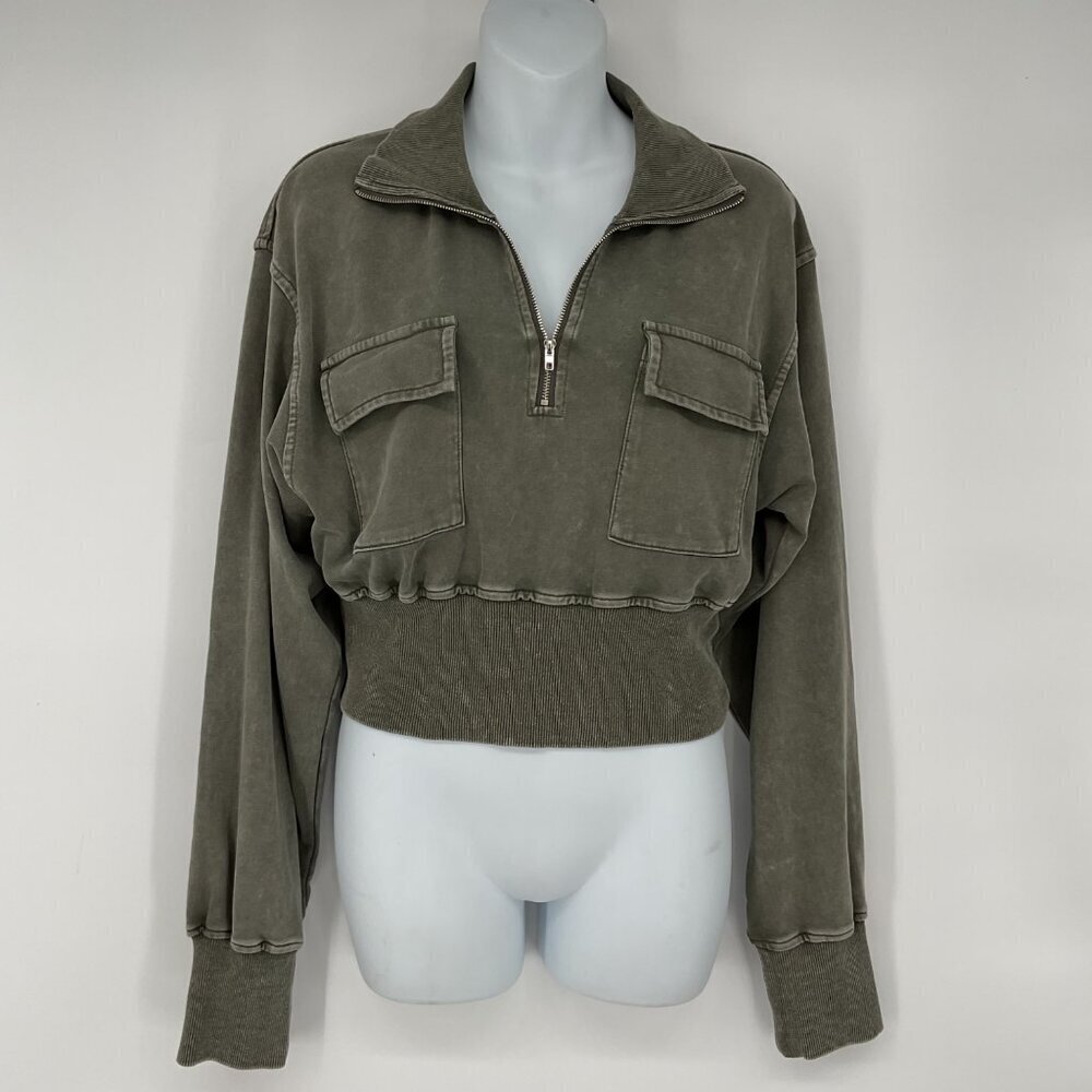 Le lis Drew Cropped  Dolman Sleeve Pullover New‎ Size Medium
